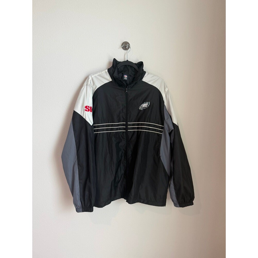 Philadelphia Eagles NFL Football Sports Illustrated Windbreaker Jacket Large